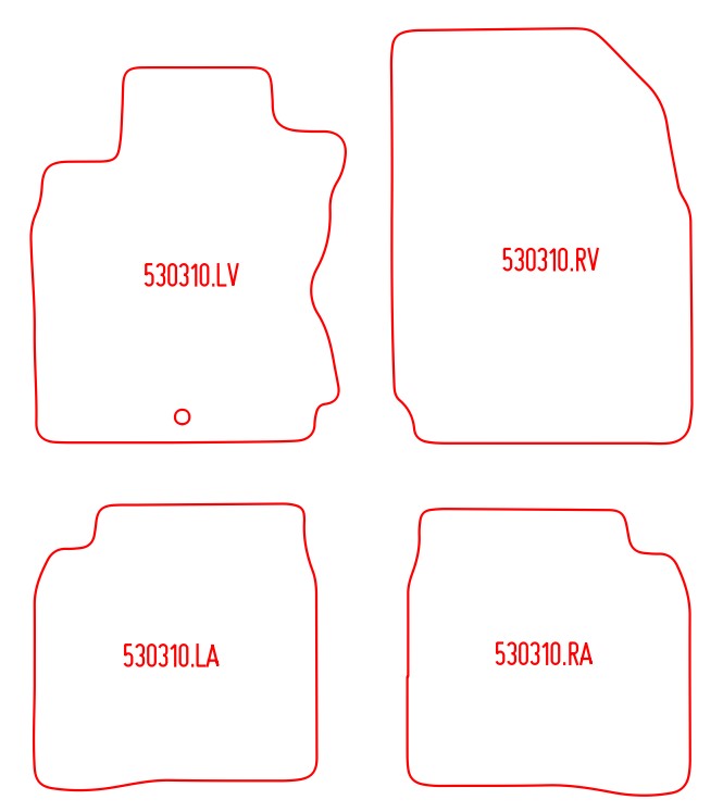 Automatten Nissan Note (E11) (2006-2012)