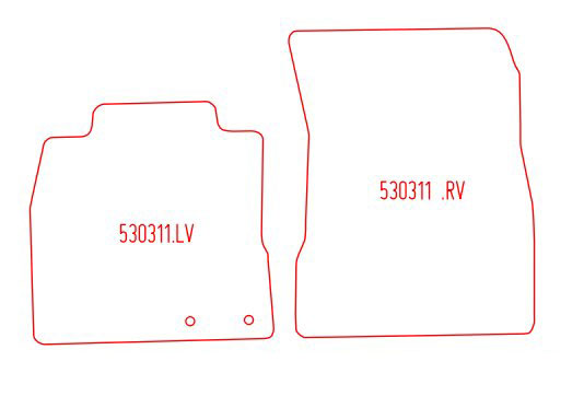 Automatten Nissan Note (E12) (2012-Heden)