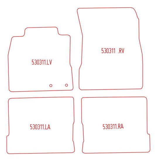 Automatten Nissan Note (E12) (2012-Heden)