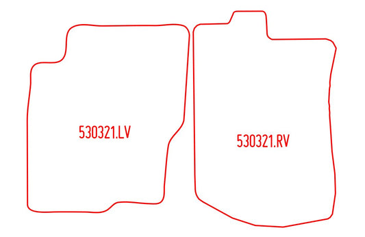 Automatten Nissan Navara Double Cab / Navara King Cab (2010-2015)