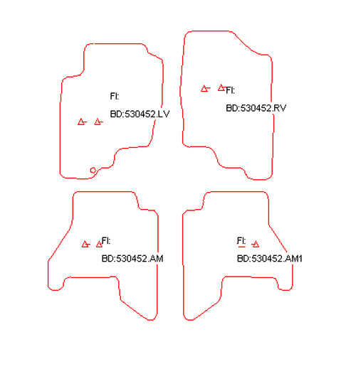 Automatten Nissan Pathfinder (2005-2013)