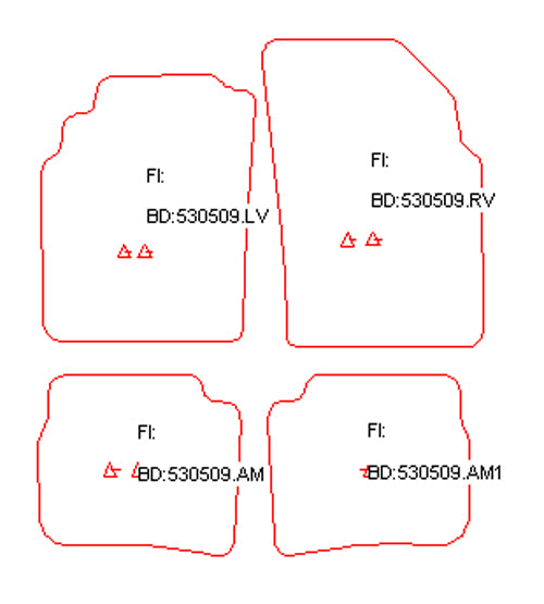 Automatten Nissan Primera P11 hatchback / Primera P11 sedan / Primera P11 stationwagon (1997-2002)