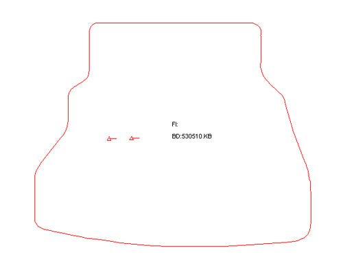 Kofferbakmat Nissan Primera P11 (1996-2002)