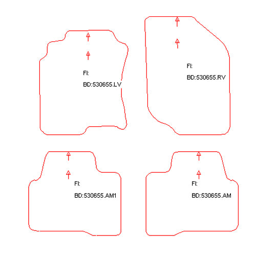 Automatten Nissan X-Trail (2001-2007)