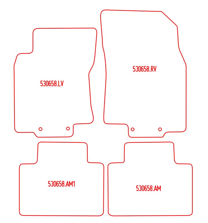 Automatten Nissan X-Trail (2017-2017)