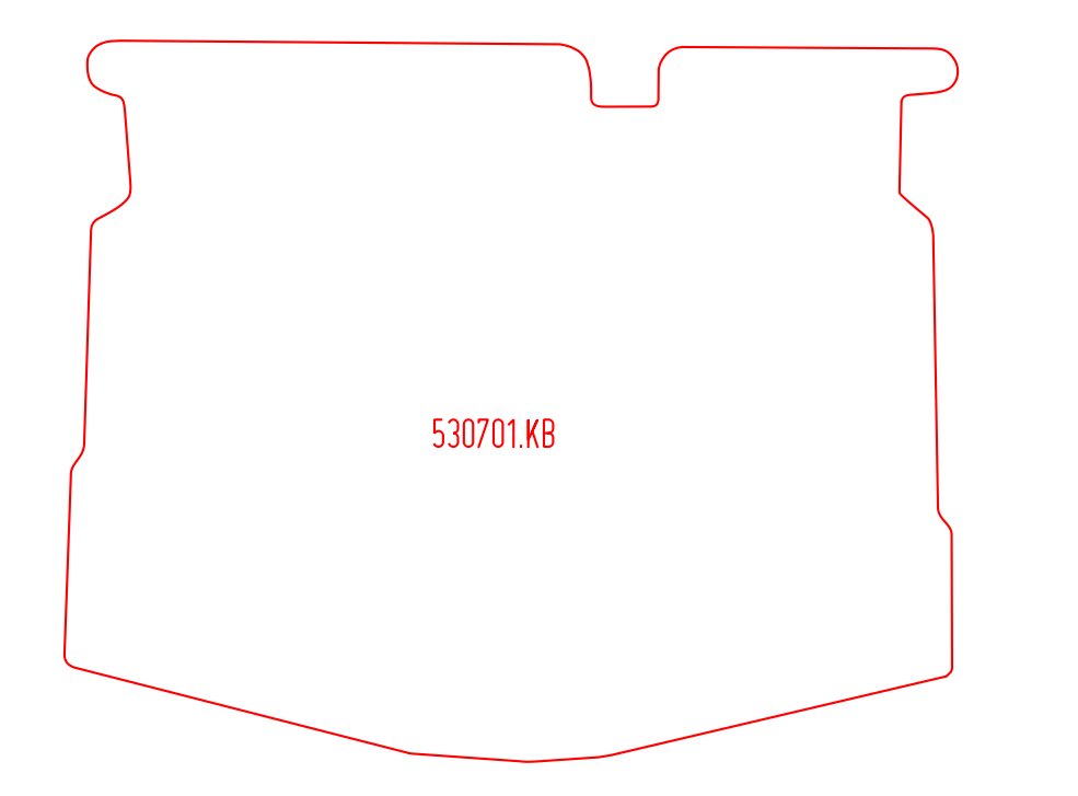 Kofferbakmat Nissan Qashqai (2007-2014)