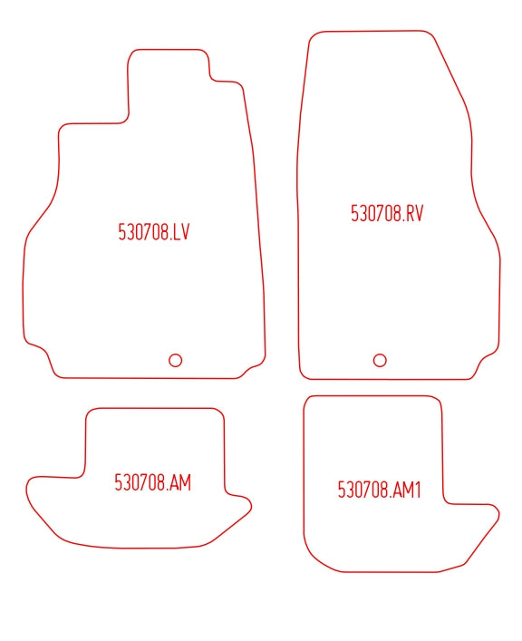 Automatten Nissan GT-R (2008-Heden)