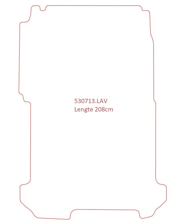 Laadvloermat Nissan NV200 (2010-Heden)