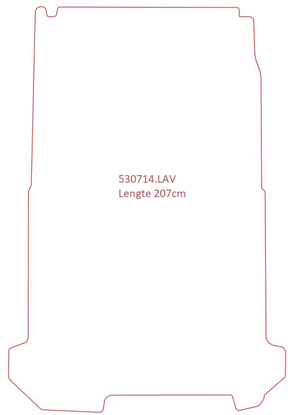 Laadvloermat Nissan NV200 (2010-Heden)