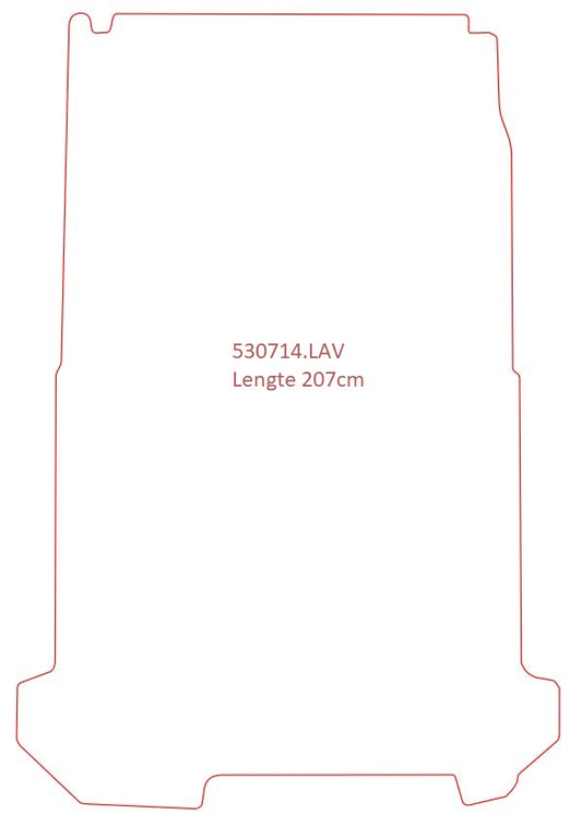 Laadvloermat Nissan NV200 (2010-Heden)