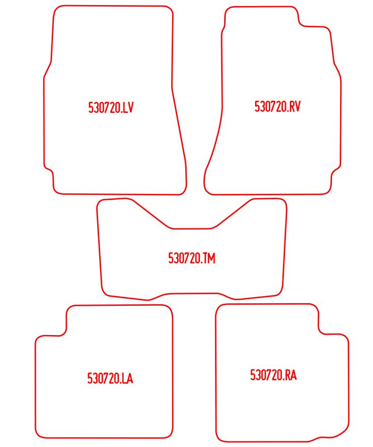 Automatten Nissan Skyline (R33) (1993-1998)