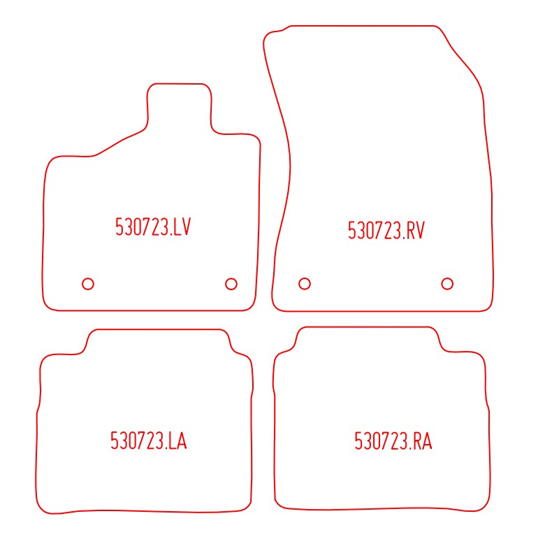Automatten Nissan X-trail (2021-Heden)