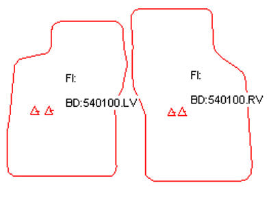 Automatten Opel Astra F cabriolet / Astra F hatchback / Astra F sedan / Astra F stationwagon (1993-1998)