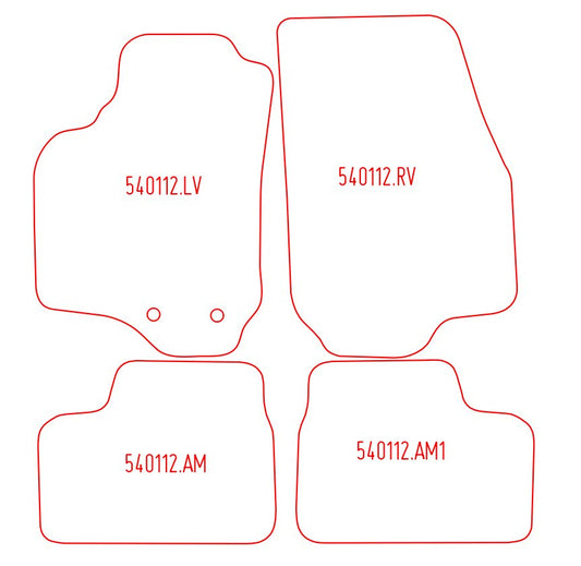 Automatten Opel Astra G (2000-2006)