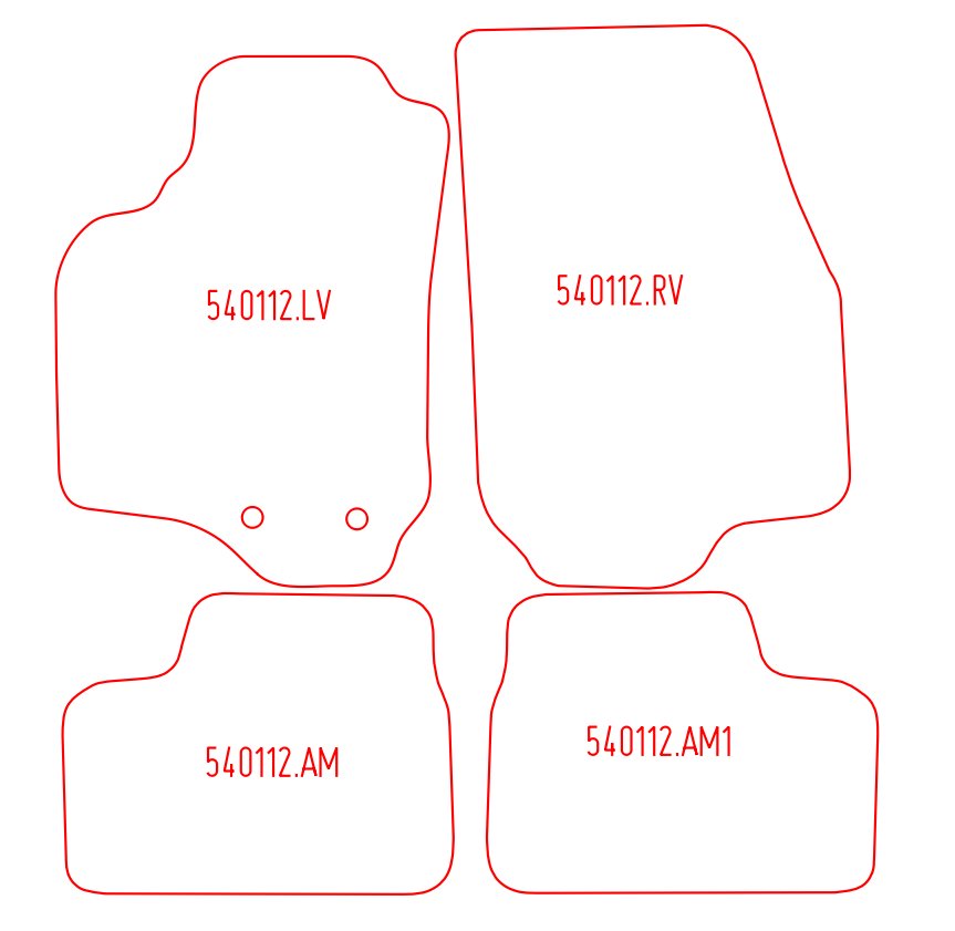 Automatten Opel Astra G (2000-2006)