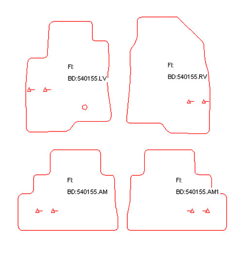 Automatten Opel Antara (2006-2015)