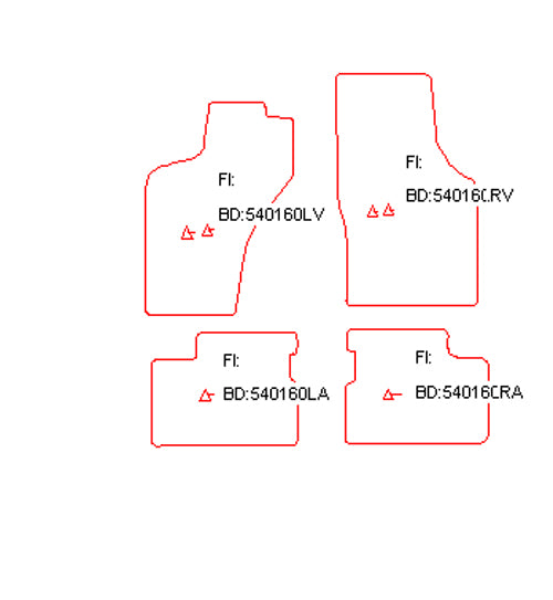 Automatten Opel Calibra 4x4 (1989-1997)