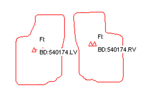 Automatten Opel Combo B (1993-2001)