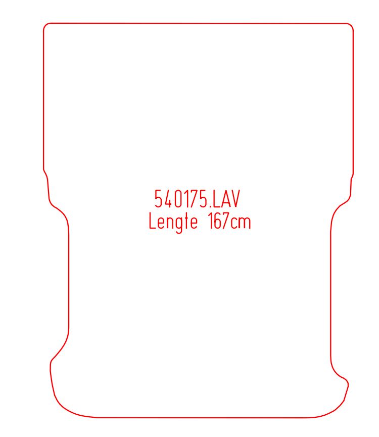 Laadvloermat Opel Combo C (2001-2011)