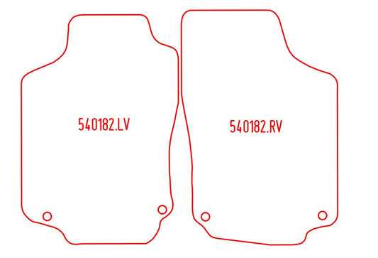 Automatten Opel Combo C Bestelwagen / Combo C Tour mpv (2001-2011)