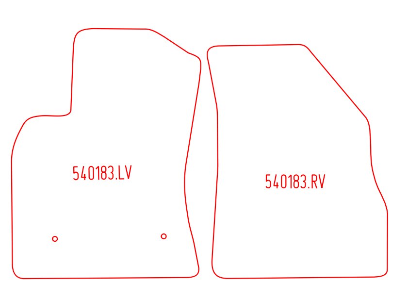 Automatten Opel Combo D (2012-2018)