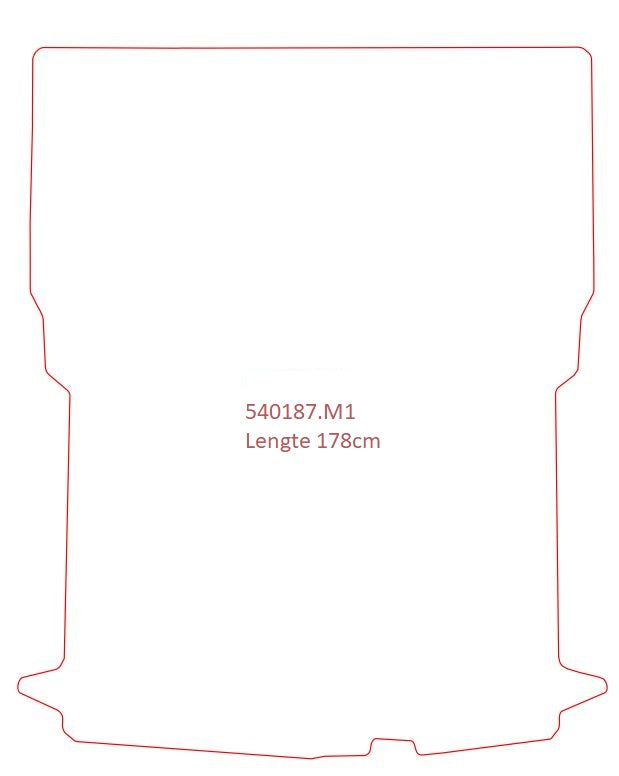 Laadvloermat Opel Combo D (2012-2018)