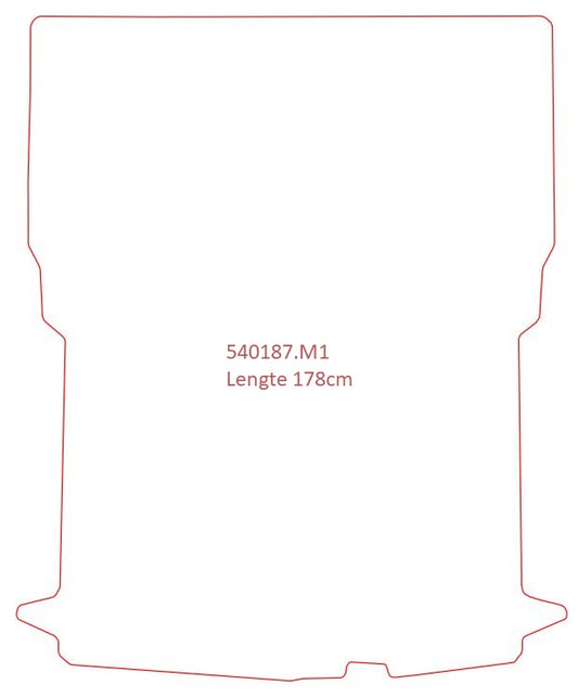 Laadvloermat Fiat Doblo (2010-2022)