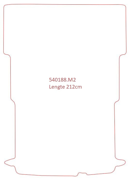 Laadvloermat Fiat Doblo (2010-2022)