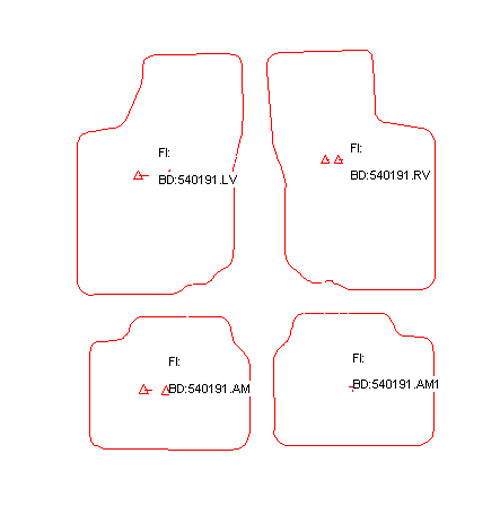 Automatten Opel Corsa B (1993-2000)