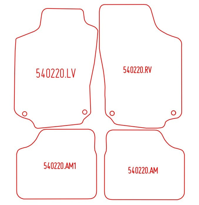Automatten Opel Corsa C (2000-2006)