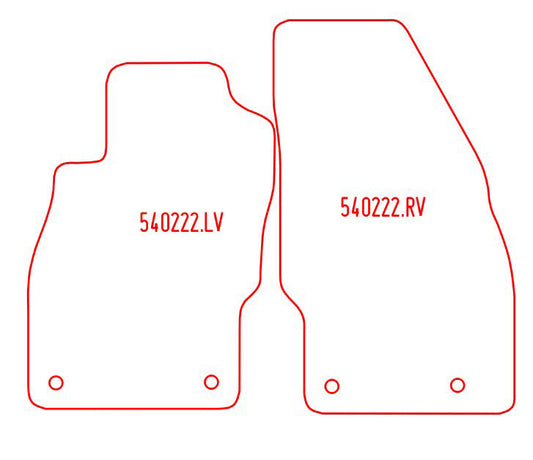 Automatten Opel Corsa D / Corsa E (2015-2014)