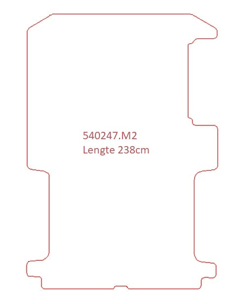 Laadvloermat Renault Trafic (2001-2014)