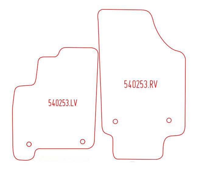 Automatten Opel Meriva A (2003-2010)
