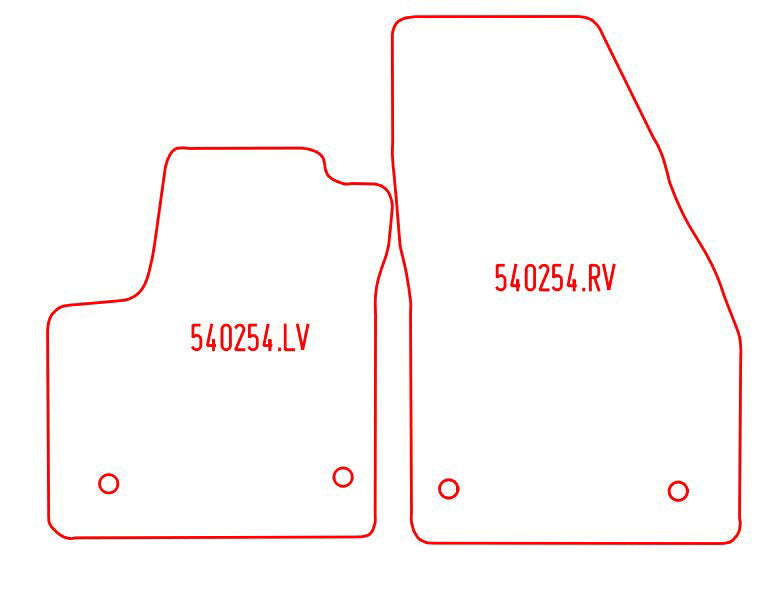 Automatten Opel Meriva B (2010-Heden)