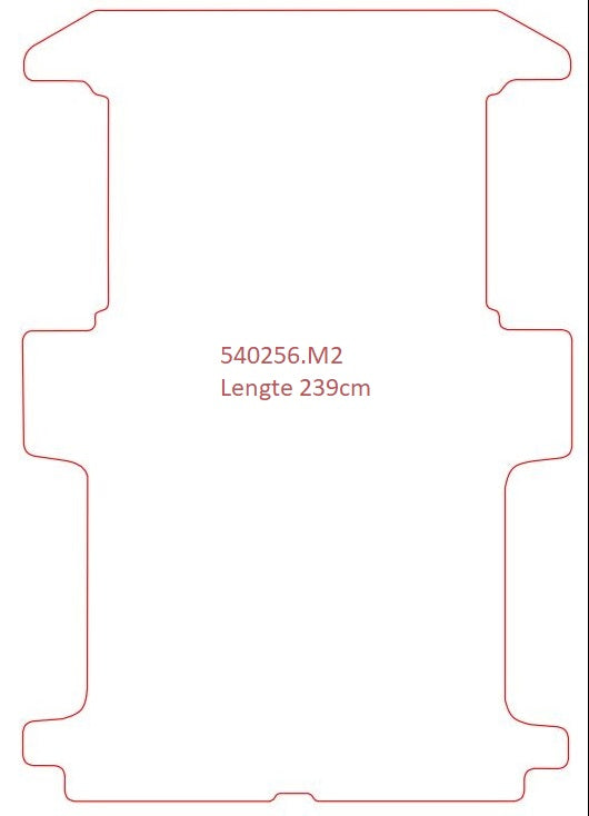 Laadvloermat Opel Vivaro (A) (2001-2014)
