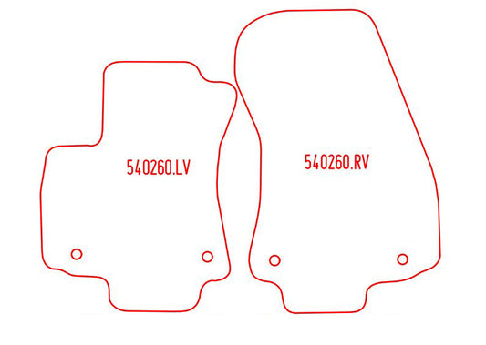 Automatten Opel Zafira A (1999-2005)
