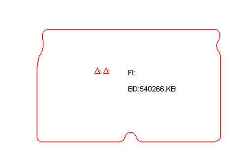 Kofferbakmat Opel Zafira A 7-persoons (1999-2005)
