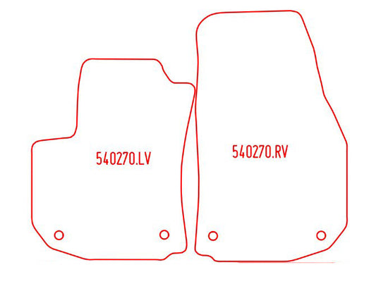 Automatten Opel Zafira B (2005-2011)