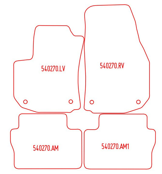 Automatten Opel Zafira B (2005-2011)