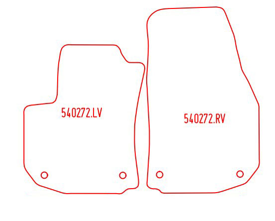 Automatten Opel Zafira B 7-persoons (2005-2011)