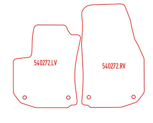 Automatten Opel Zafira B 7-persoons (2005-2011)