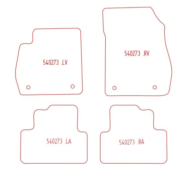 Automatten Opel Zafira C (Tourer) (2011-2020)