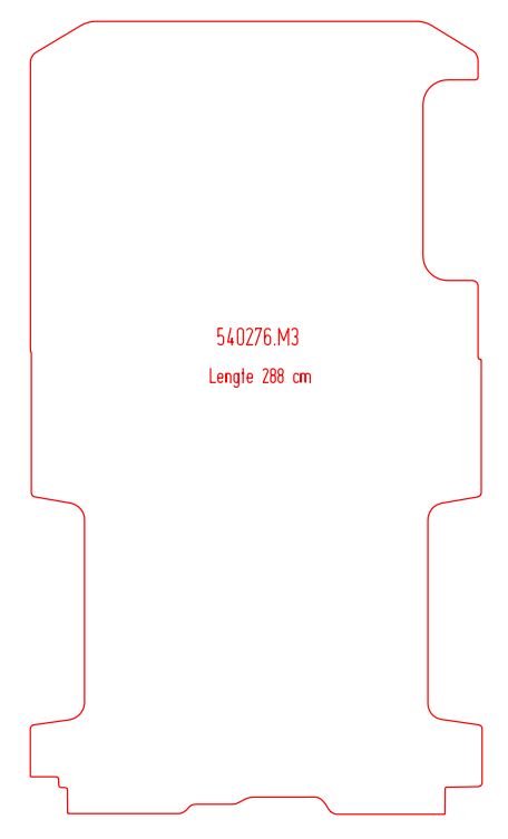 Laadvloermat Nissan NV300 (2017-Heden)