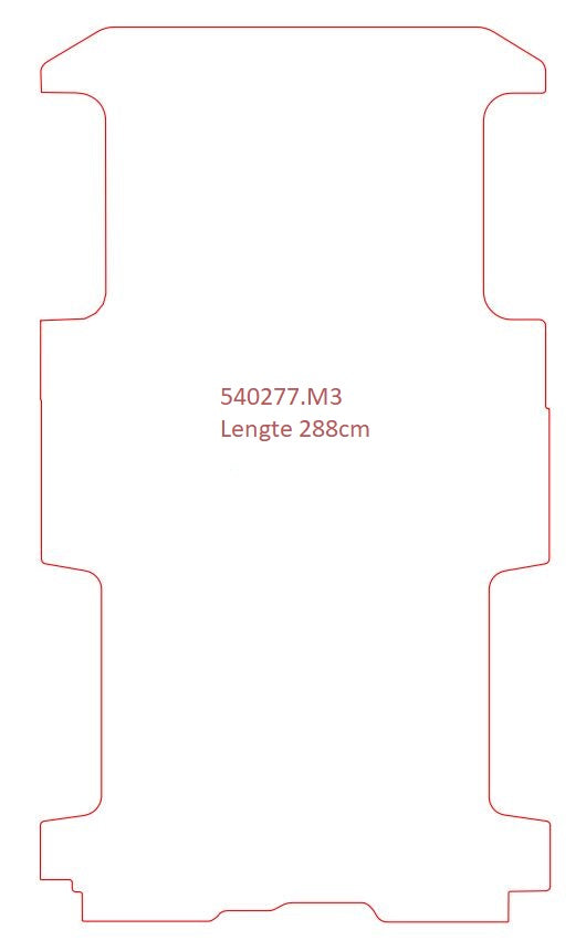 Laadvloermat Nissan NV300 (2017-Heden)