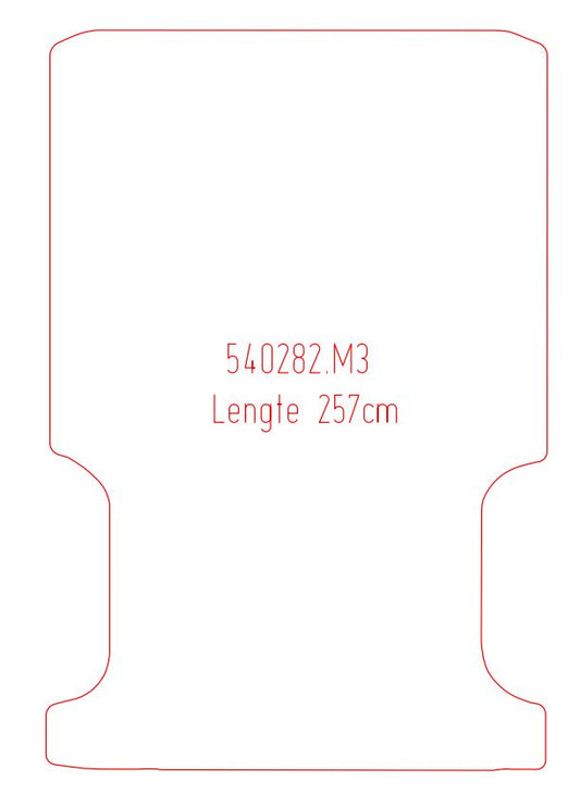 Laadvloermat Opel Movano (2004-2004)