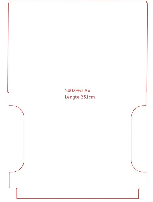 Laadvloermat Nissan NV400 (2010-2021)