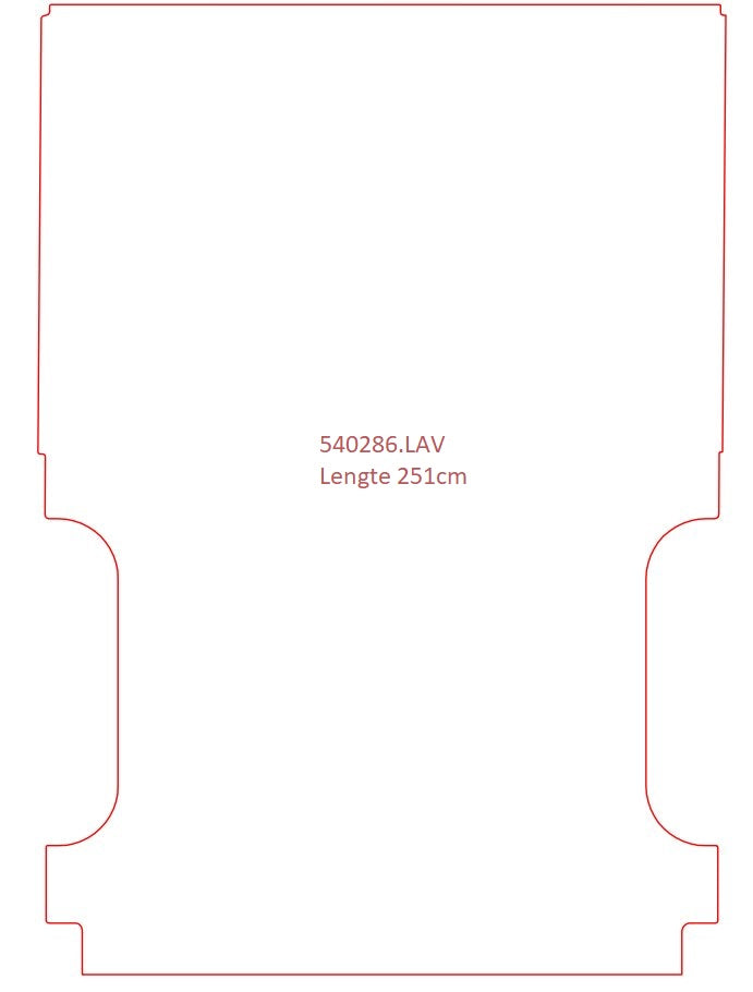 Laadvloermat Opel Movano (2010-2021)