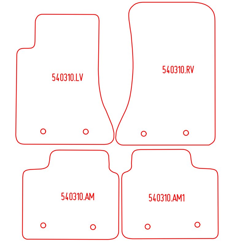 Automatten Opel Omega B sedan / Omega B Stationwagon stationwagon (1994-2003)