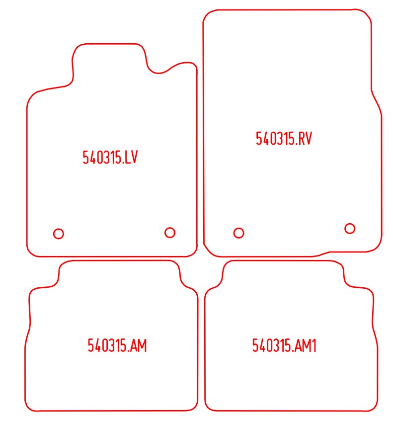 Automatten Opel Signum (2003-2008)