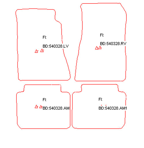 Automatten Opel Monza A1 / Monza A2 (1983-1983)